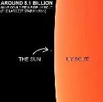 مقارنة الشمس مع أكبر نجم
